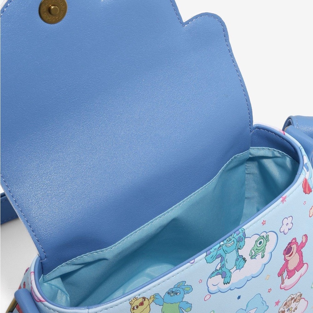Loungefly Disney Pixar Characters Cloud Crossbody Bag NWT - Picture 3 of 3